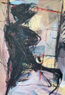 1990_dieter ladewig_figur auf der morgenstrasse_110x140_grun80